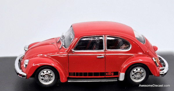 Volkswagen Beetle 1303 "City" Limited Edition - Red - 1:43 Diecast Model Car by Eagle's Race