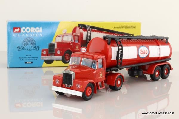 ESSO Scammell Highwayman & Tanker Trailer Set - #16302 1:50