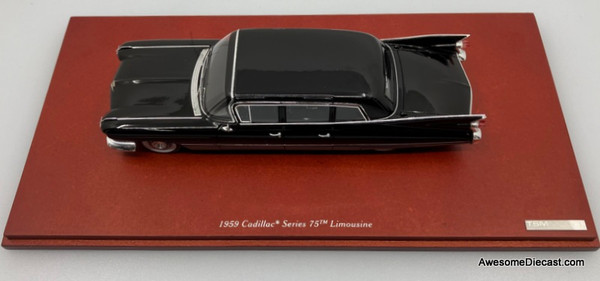 1959 Cadillac Series 75 Limousine, Black 1:43 Resin Cast Model by