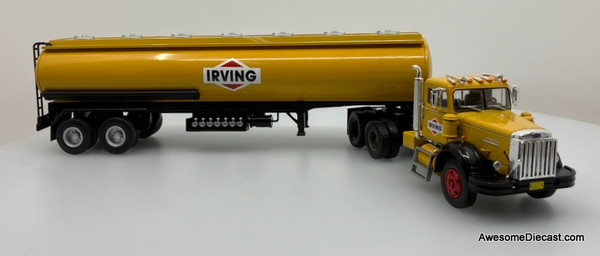 1978 Autocar Tractor w/Tanker Trailer: Irving Fuel 1:43 Diecast/ABS Plastic Model Truck by Altaya