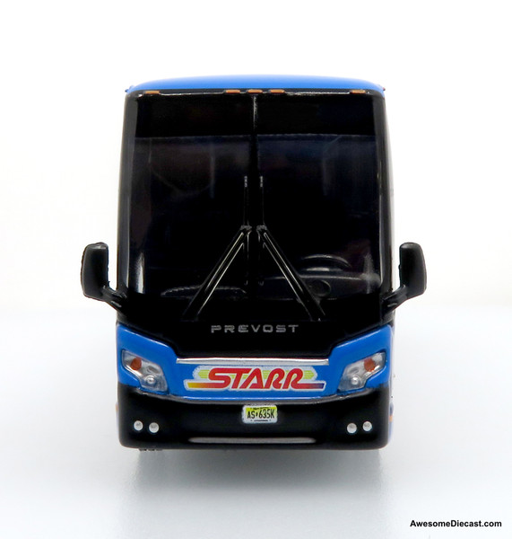 Prevost H3-45 Coach: Starr Tours 1:87 Diecast Model Bus by Iconic