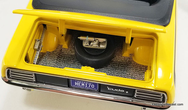 1/18 1970 Yellow PLYMOUTH CUDA 　プリムス 1:18 1970 Plymouth HEMI Cuda Convertible (Lemon Twist Yellow