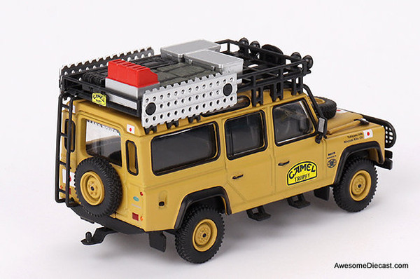 ミニカー MINI GT Land Rover Defender 110 1989 Mini GT 1:64 Land Rover Defender 110 1989 Camel Trophy