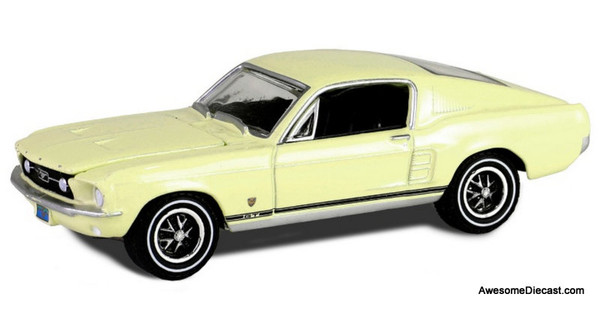 1967 Ford Mustang GT High Country Special, Aspen Gold 1:64 Diecast Model Car by Greenlight