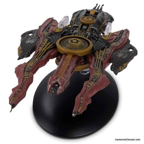 Star Trek Klingon Qugh Class Ship Diecast Model by Eagle Moss Hero Collector
