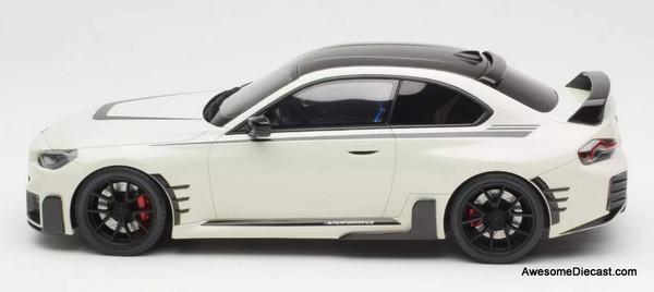 2023 BMW M2 (G87) Performance, White 1:18 Resin Cast Model by GT