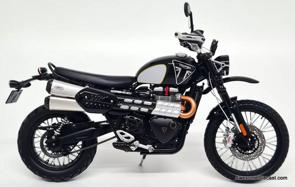 1/12 トライアンフ スクランブラー 映画「007 ノー・タイム・トゥ・ダイ」 Triumph Scrambler 1200 James Bond 007 Edition (No Time To