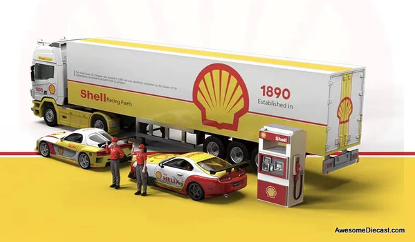 Shell Series (Mazda RX-7/Supra A80/Scania Transport Vehicle) 1:64