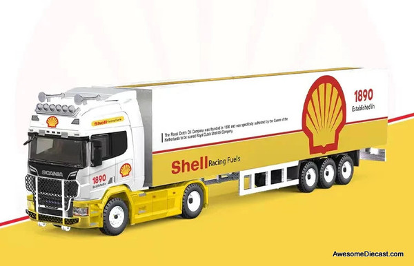 ミニカー Red Bull Racing Scania Truck 1/64 1/64 Kengfai & Maxwell Scania S730 V8 Double Level