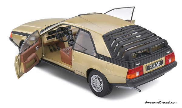 1980 Renault Fuego Turbo Sepia, Metallic Light Brown 1:18 Diecast