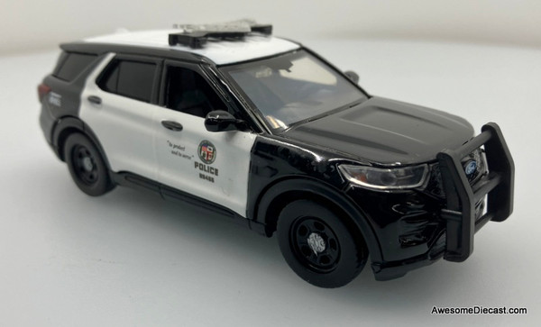 2022 Ford Police Interceptor Utility: Los Angeles Police Department 1:43 Diecast Model Car by Motor Max