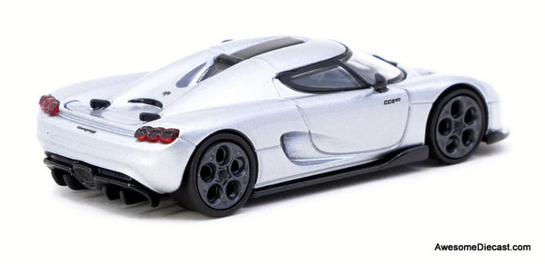 2022 Koenigsegg CC850, Silver 1:64 Diecast Model Car by