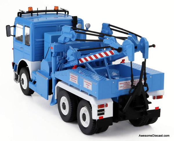 1982 Man F8 26.281 Tow Truck, Blue 1:43 Diecast Model Truck
