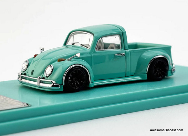 Volkswagen Beetle Pick-Up, Green 1:64 Diecast Model Vehicle