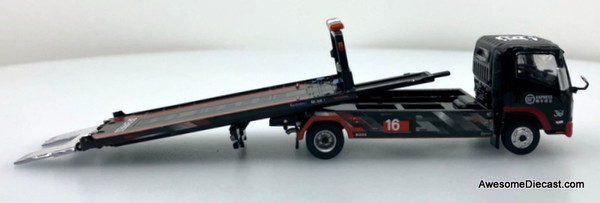 2023 Isuzu N Series Flatbed Tow Truck SF Express, Black 1:64