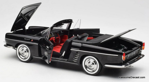 1961 Renault Floride Convertible, Black 1:18 Diecast Model Car by
