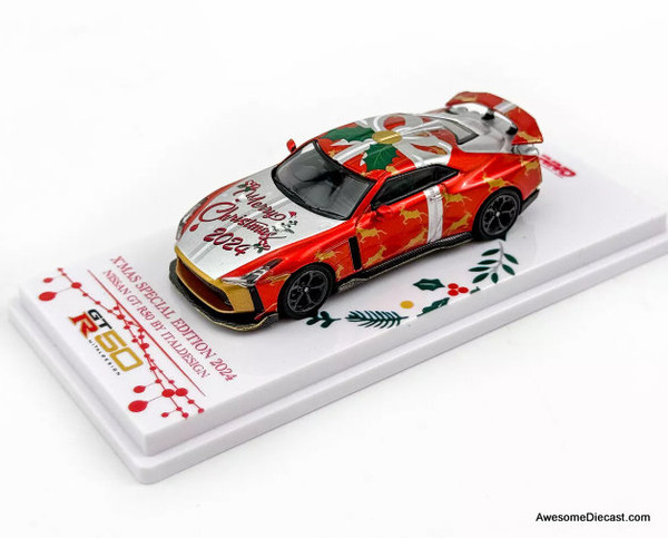 Nissan GT-R R50 Christmas 2024 Edition By Ital Design 1:64 Diecast Model Car by Inno64