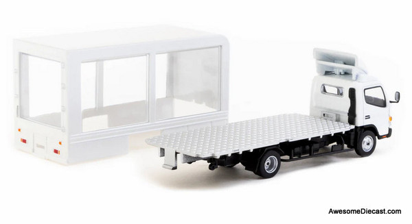 DD-MODELS 1/64 三菱ふそう 積載車トラック カーキャリア ホワイト DD-MODELS 1/64 三菱ふそう 積載車トラック カーキャリア
