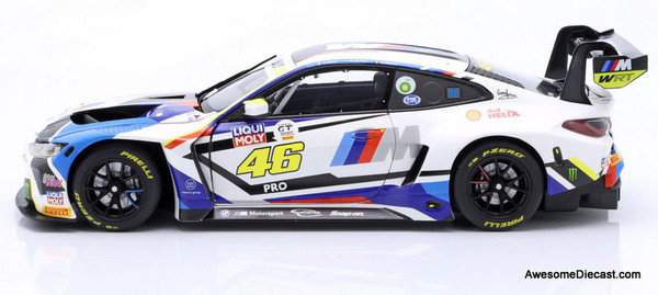 BMW M4 GT3 #46 WRT 12h Bathurst 1:18 Diecast Model Car by Minichamps