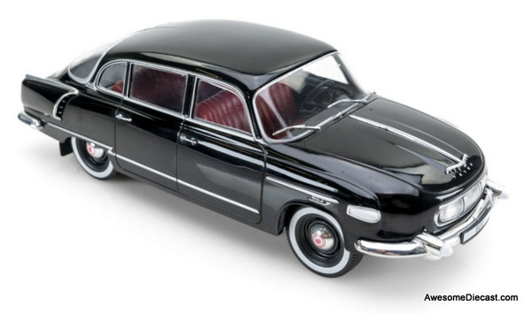 1956 Tatra 603, Black 1:24 Diecast Model Car by White Box
