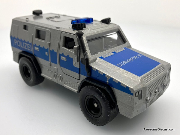 Rheinmetall MAN Survivor R: German Police 1:50 Diecast Model Vehicle by Siku