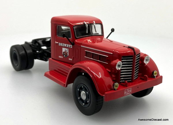 1947 Federal 45M Tractor w/Trailer: Drewrys Ale-Beer 1:43 Diecast
