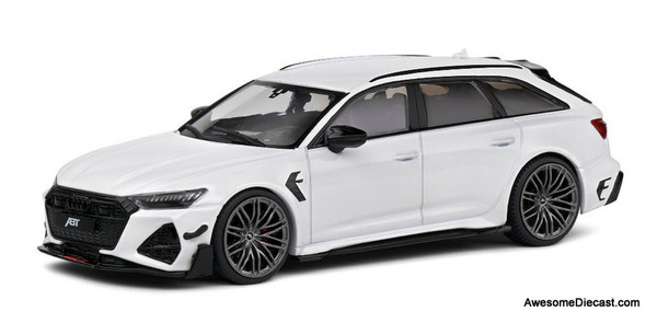 2022 ABT Audi RS6-R Avant Wagon, Ibis White 1:43 Diecast Model Car by Solido