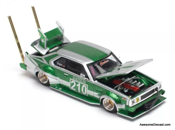 Nissan Skyline C210 Kaido Racer (Bosozoku Style), Green/Silver 1