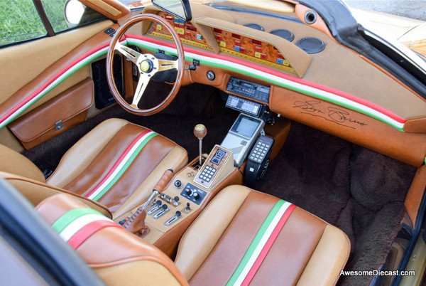 1978 Ferrari 308 GTS Spider Dagger DX, Gold (George Barris Car) 1