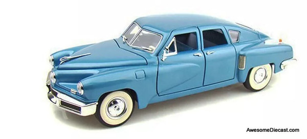 1948 Tucker Torpedo, Metallic Blue 1:18 Diecast Model Car by American Mint
