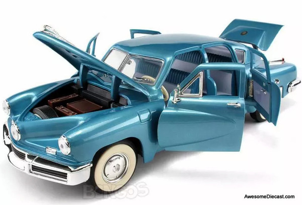 1948 Tucker Torpedo, Metallic Blue 1:18 Diecast Model Car by