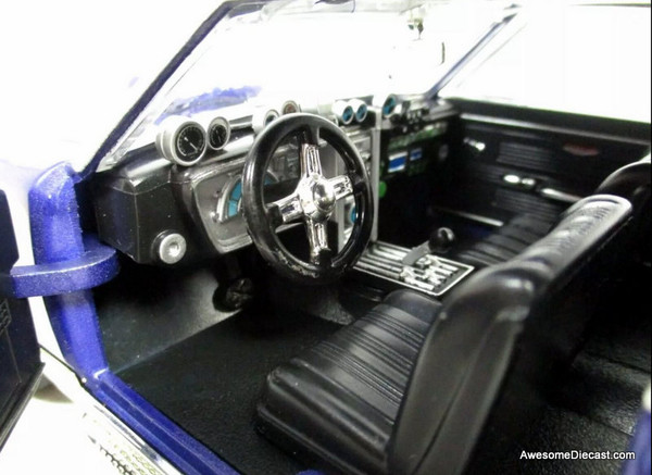 1967 Pontiac GTO, Metallic Blue (Xander Cage's) 1:18 Diecast Model