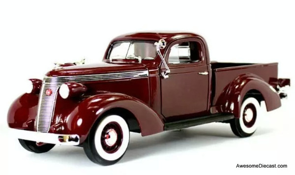 1937 Studebaker Coupe Express Pickup - Burgundy 1:18 Diecast Model by Road Signature