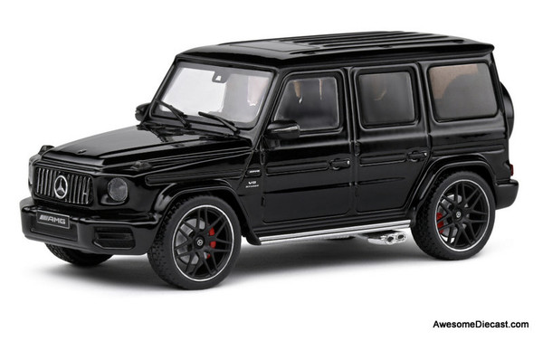 2022 Mercedes AMG G63, Obsidian Black Metallic 1:43 Diecast Model Car by Solido