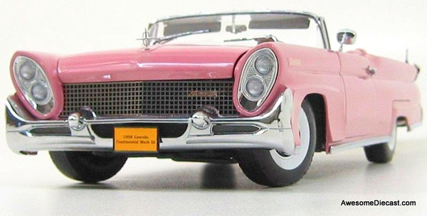 1958 Lincoln Continental MKIII Convertible, Autumn Rose 1:18