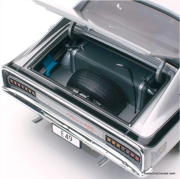 RARE!! 1972 Chrysler Valiant Charger R/T E49 - Mercury Silver 1:18