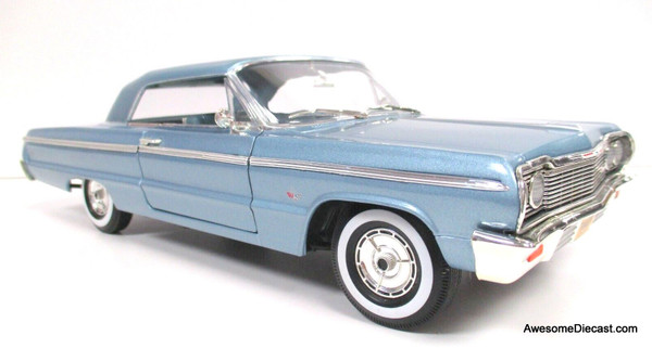 1964 Chevrolet Impala SS 409 - Blue 1:18 Diecast Model by American Muscle