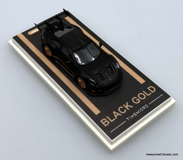 1/64 timemicro T1 トレーラー　992 GT3 黒ゴールドセット TimeMicro 1:64 992 GT3 RS/VW T1- Black and Gold Action