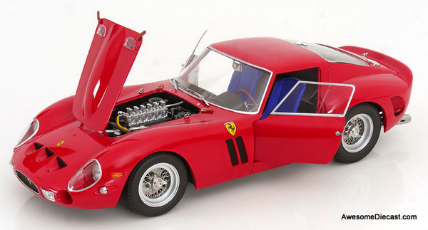 1962 Ferrari 250 GTO, Red 1:12 Diecast Model Car by KK Scale