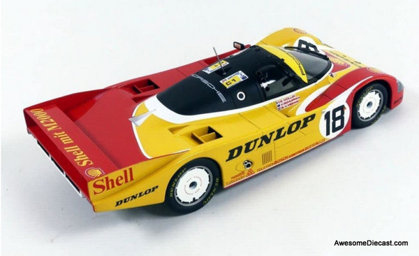Porsche 962 #18 1988 24Hr Le Mans Shell Livery 1:18 Diecast Model