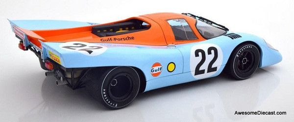 Porsche 917K #22 1970 24Hr Le Mans 1:18 Diecast Model Car by CMR