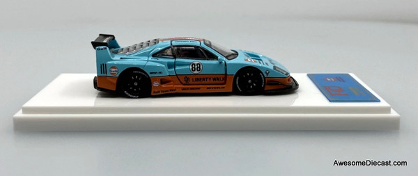 Ferrari F40 (Gull Wing Doors) Gulf Livery 1:64 Diecast Model