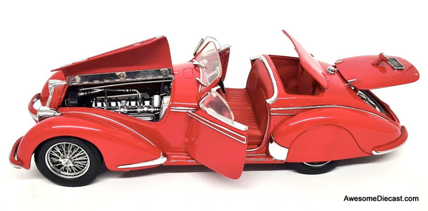 1937 Alfa Romeo 2900B, Red 1:24 Diecast Model by Franklin Mint