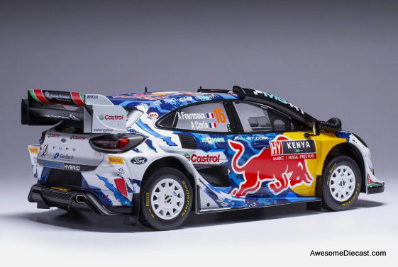 Ford Puma Rally 1 #16: 2024 Safari Rally Kenya 1:18 Diecast Model