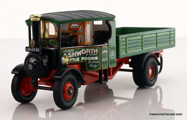 1925 Foden C Type Steam Dropside: Joseph Ashworth & Sons, Chester, Green 1:50 Diecast Model Vehicle by Corgi