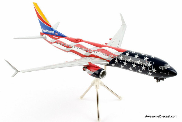 Boeing 737-800: Southwest Airlines (Reg # N500WR) "Freedom One" 1:200 Diecast Model Plane by Gemini 200