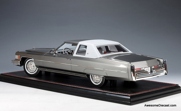 1976 Cadillac Coupe de Ville Academy Gray Metallic 1:18 Resin-Cast