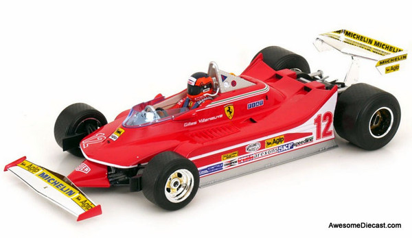 Ferrari 312T4 Formula 1 Race Car #12 1:18 Diecast Model Car by Burago