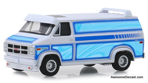 1983 GMC Vandura Custom, White 1:64 Diecast Model Van by Greenlight
