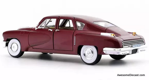 1948 Tucker Torpedo, Dark Red 1:18 Diecast Model Car by Road
